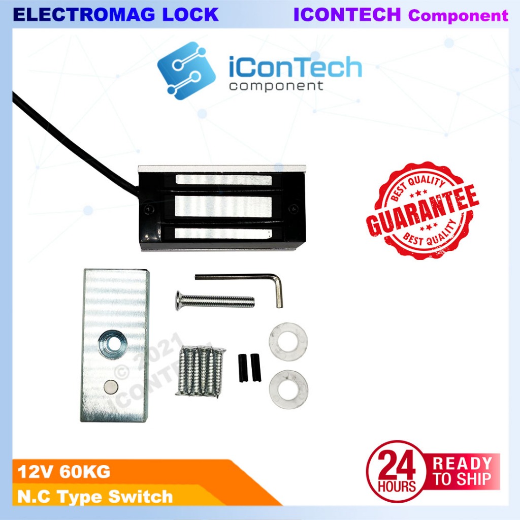 12v electromagnectic door lock 60KG lock metal