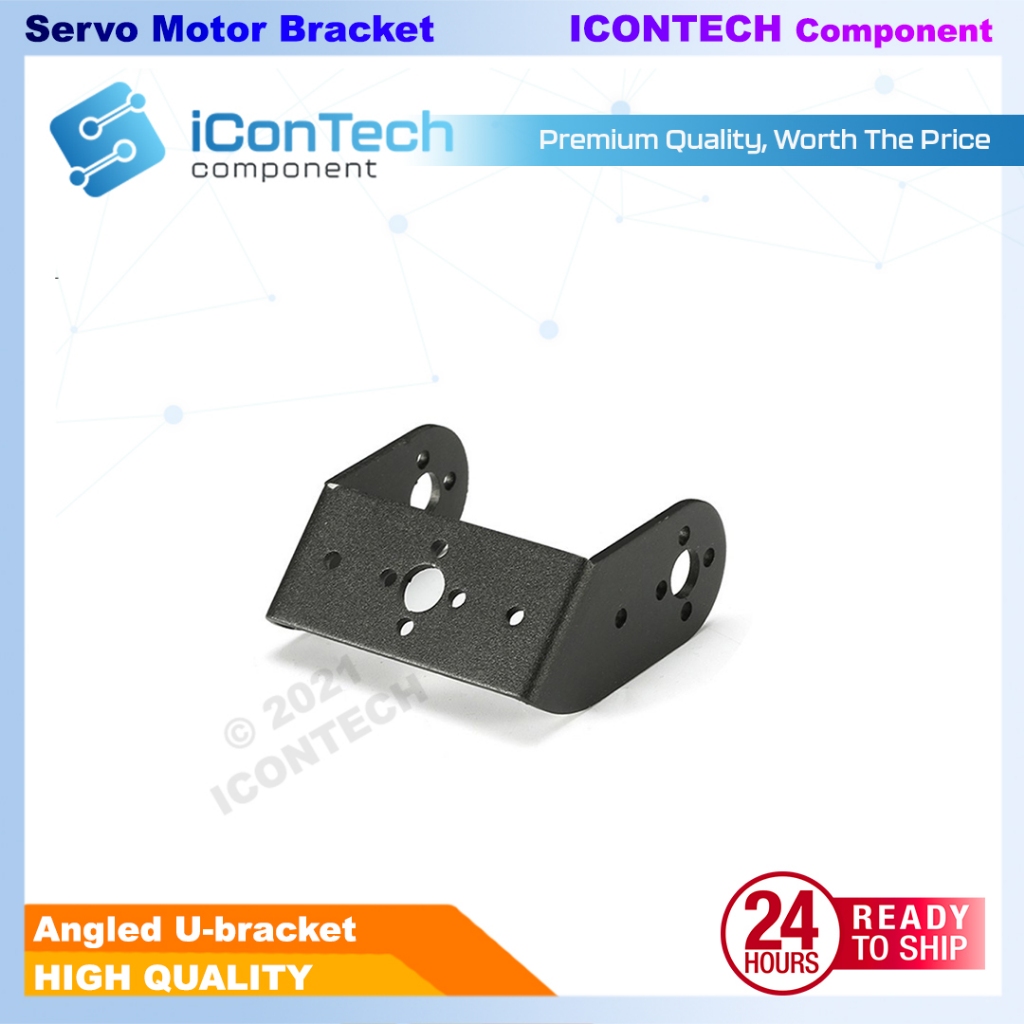 Electronic Servo Bearing Bracket Mouting U Shape I Shape Servo base Pan Connector Servo Motor Bracket 2