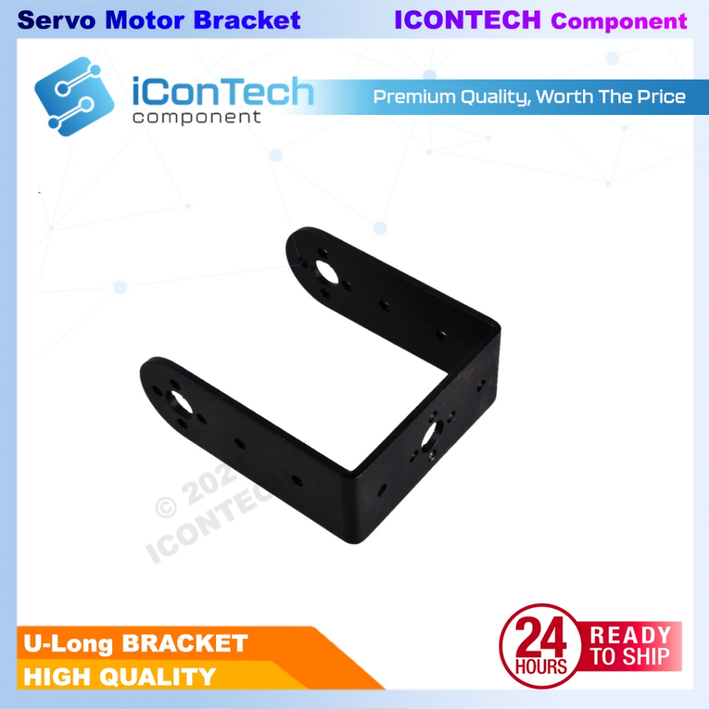 Electronic Servo Bearing Bracket Mouting U Shape I Shape Servo base Pan Connector Servo Motor Bracket 7