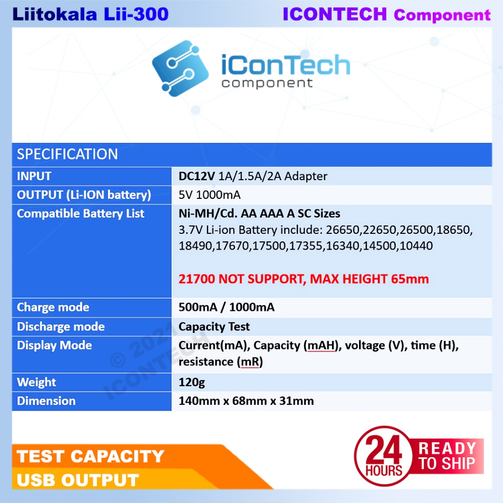 Lii-300 Lii 300 Lithium Charger 18650 Charger Liitokala Battery Charger Lii300 Lithium Battery Charger 2