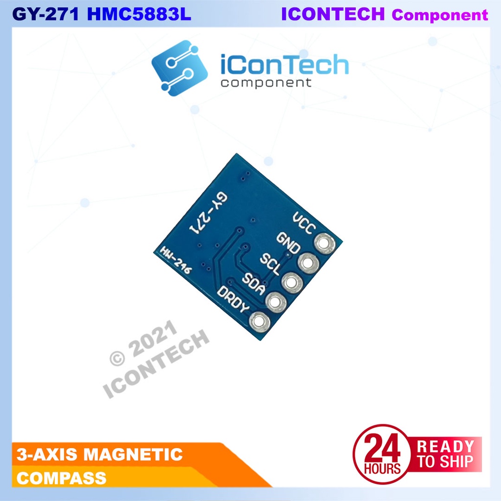 GY-271 HMC5883L 3-Axis Magnetic Electronic Compass Module gy271 2