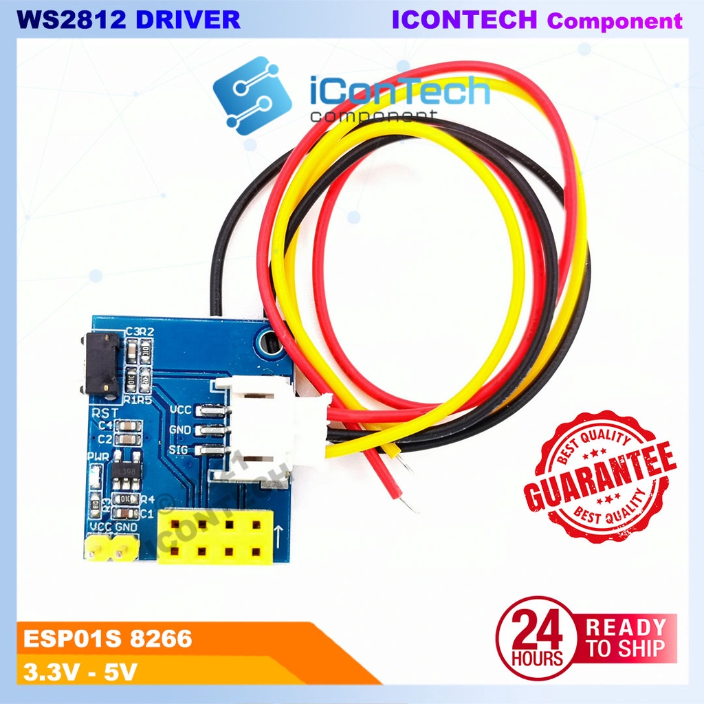 WS2812 Driver RGB LED ESP01-S RGB WIFI CONTROLLER
