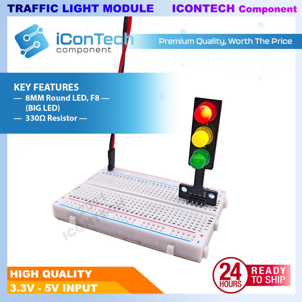 Traffic Light Module Arduino Use 5MM LED 5V 2