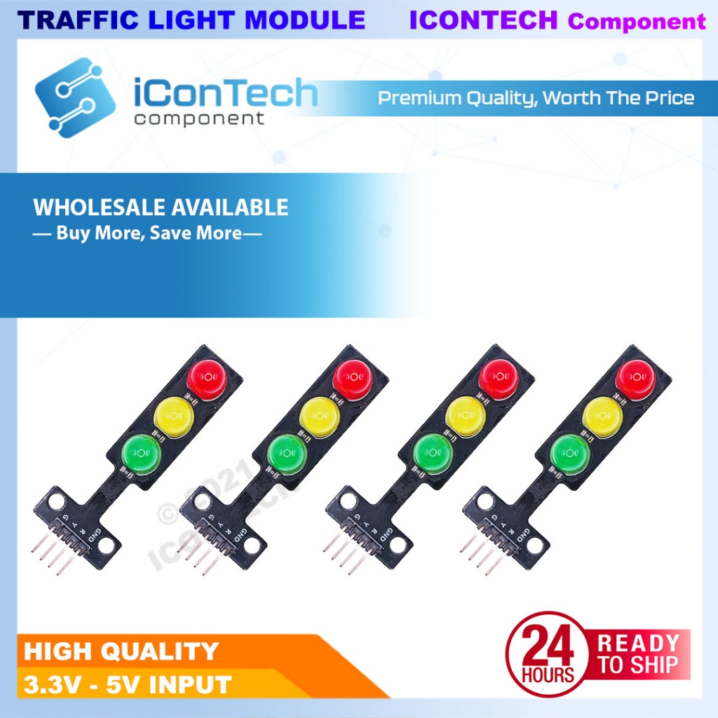 Traffic Light Module Arduino Use 5MM LED 5V 3