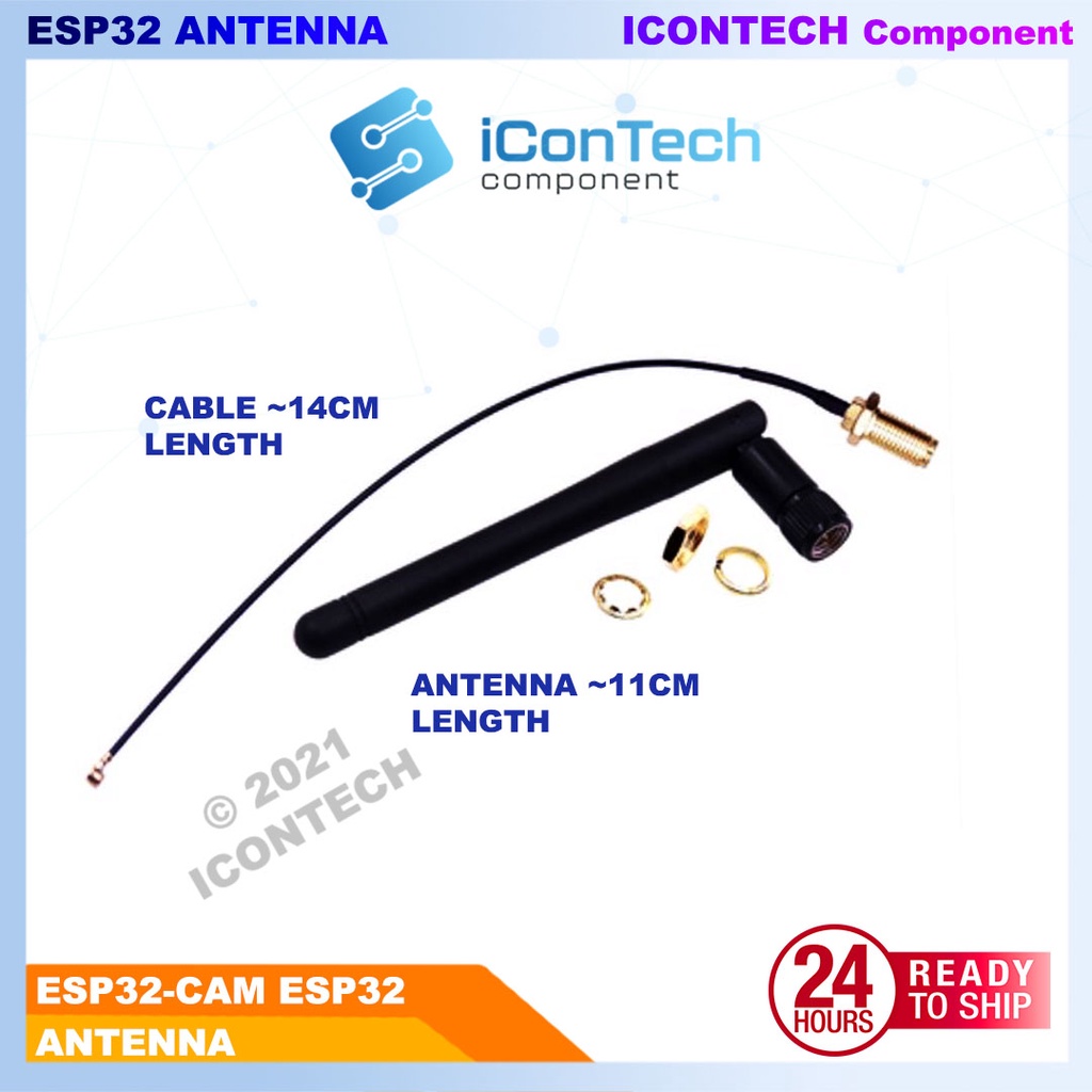 ESP32 Antenna IPEX antenna ESP32 CAM External Antenna IPEX Antenna for ESP32 2.4GHz WiFi Antenna 2
