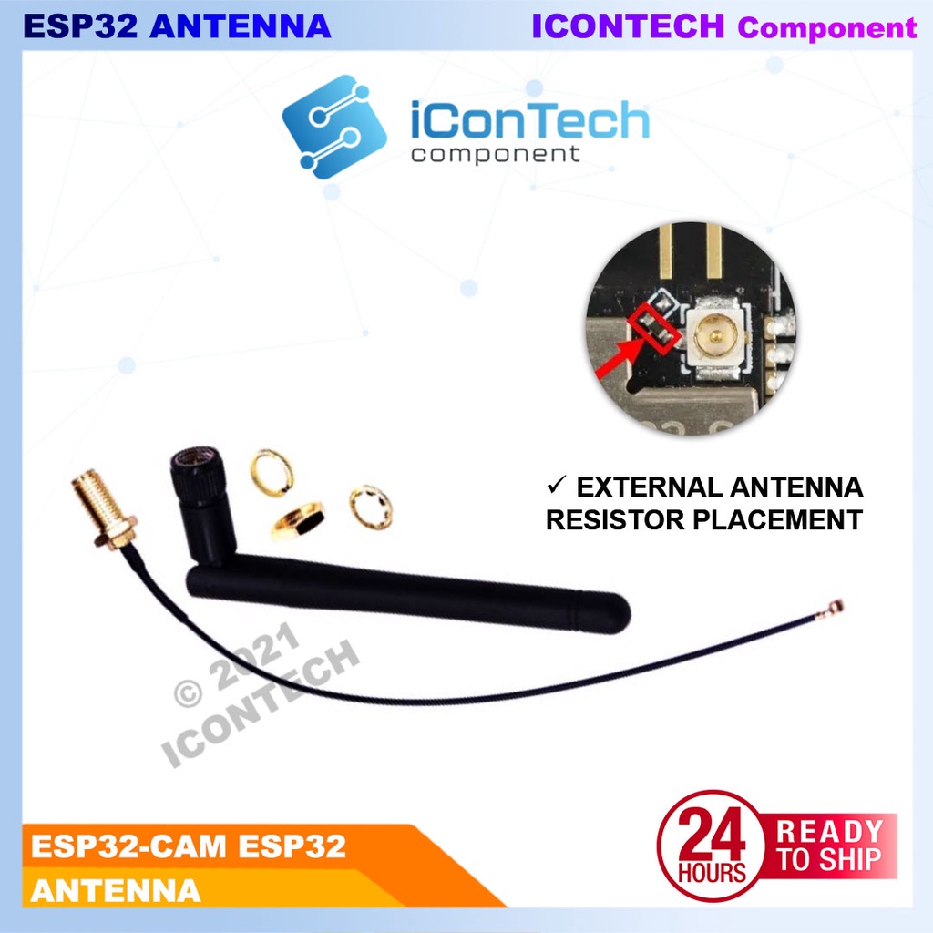 ESP32 Antenna IPEX antenna ESP32 CAM External Antenna IPEX Antenna for ESP32 2.4GHz WiFi Antenna 3