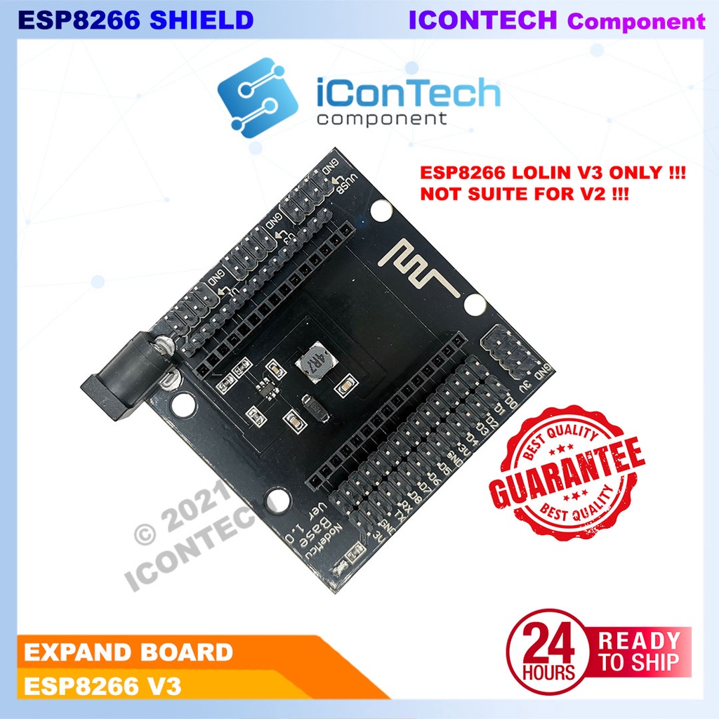 ESP8266 Expansion Board ESP8266 IO Expand 8266 ICONTECH