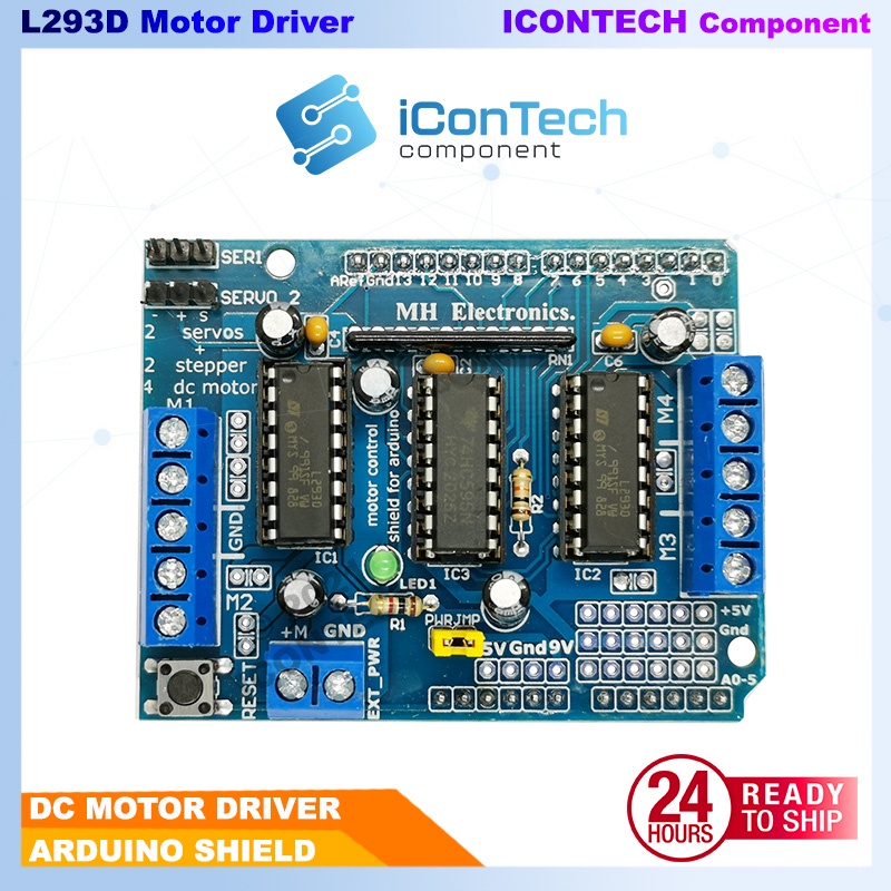 L293D Motor Driver Shield Arduino DC Motor Driver Controller Motor drive expansion board