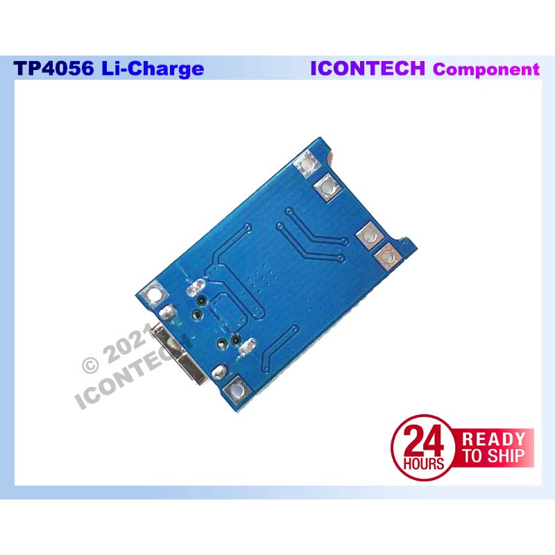 TP4056 Lithium Battery Charge 1Amp Board MicroUSB USB Type C 3