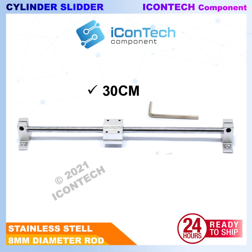 Cylinder Rod Slidder Linear rail 3d printer parts Cylinder Chrome Plated 2