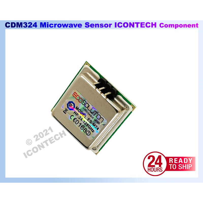 CDM324 24GHz Doppler Radar Module CDM324 Microwave Human Body Motion Sensor Module Radar Induction Switch Sensor