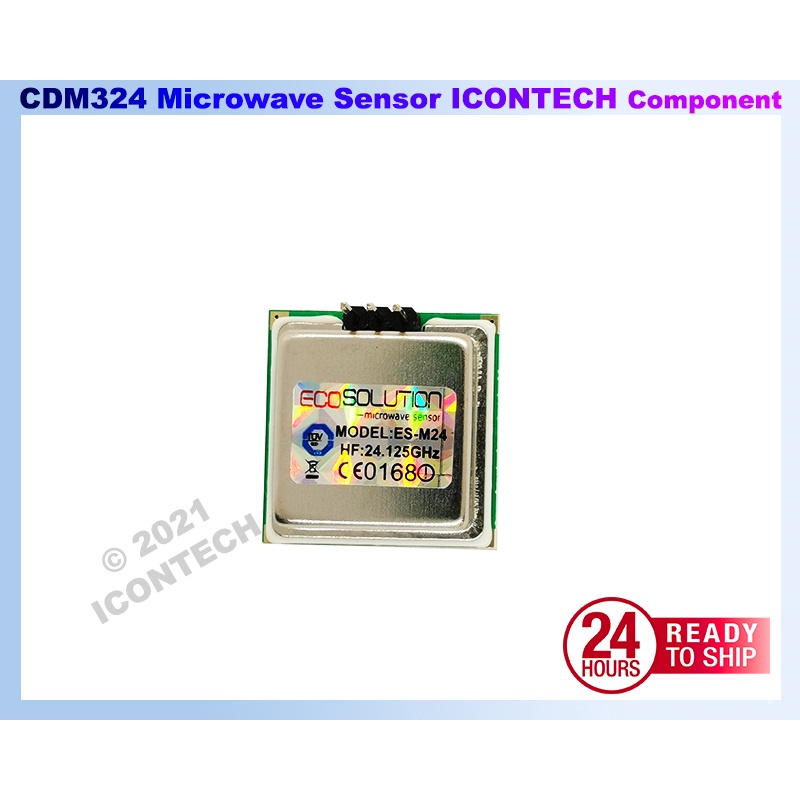 CDM324 24GHz Doppler Radar Module CDM324 Microwave Human Body Motion Sensor Module Radar Induction Switch Sensor 2
