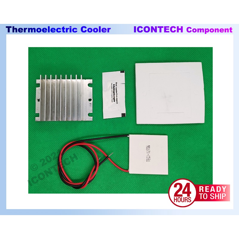 Thermoelectric Peltier Heatsink Single Cooler Semiconductor Aircond Generator Cooling System TEC1 12706 4