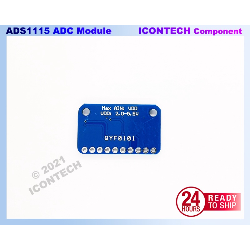 ADS1115 16-Bit ADC - 4 Channel with Programmable Gain Amplifier 2