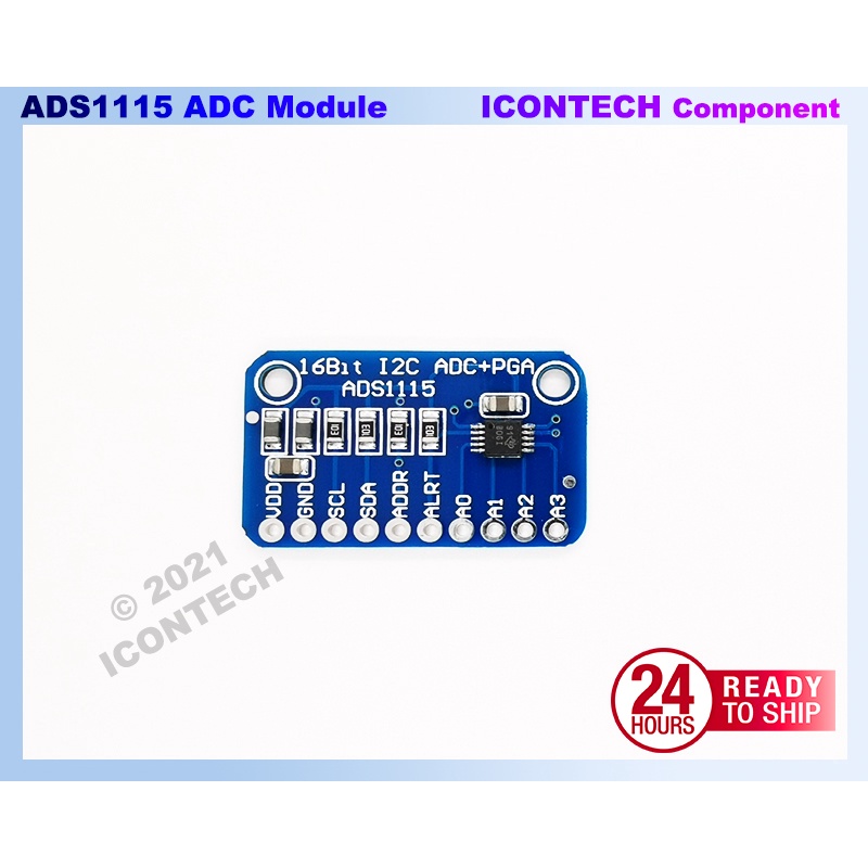 ADS1115 16-Bit ADC - 4 Channel with Programmable Gain Amplifier 3