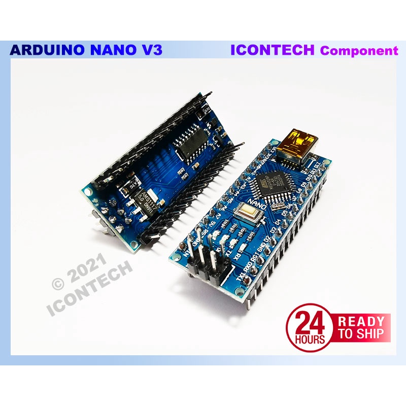Arduino Nano Compatible V3.0 ATmega328P with Header CH340G 2