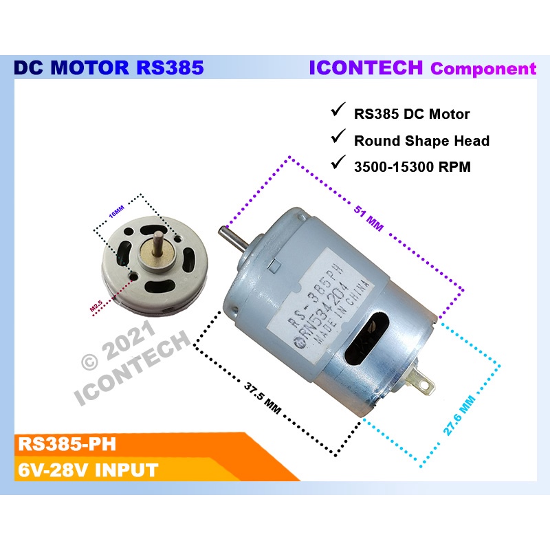 DC MOTOR RS555 HIGH SPEED 24V 24000RPM DC MOTOR 12V 24V DRILL MOTOR 7