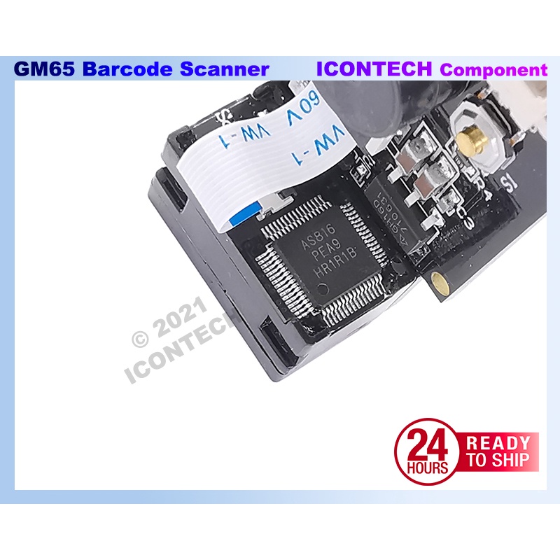 GM65 BarCode Reader MG65 Bar code reader module UART USB supported with LED 2