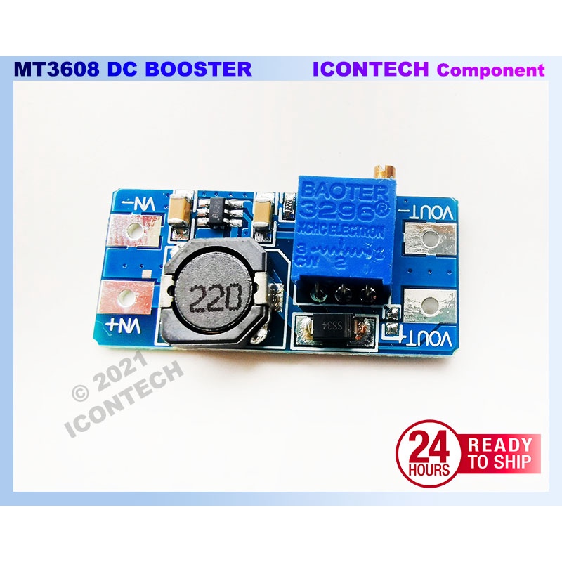 MT3608 DC-DC boost converter 2A BOOST Step up adjustable DC-DC switching booster