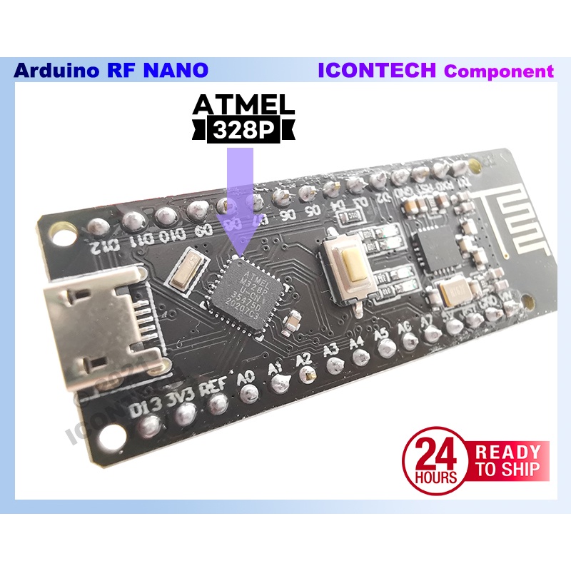 Arduino RF Nano Compatible V3.0 - NRF24L01 4