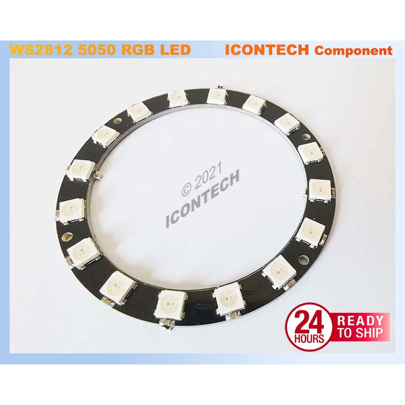 WS2812 5050 RGB LED 16 BIT 24BIT Full RGB ROUND