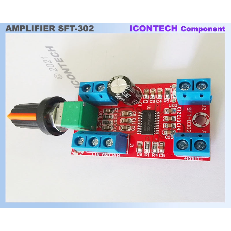 SFT-D302 Dual Channel Digital Power Amplifier Board 2*30W SFTD302 4