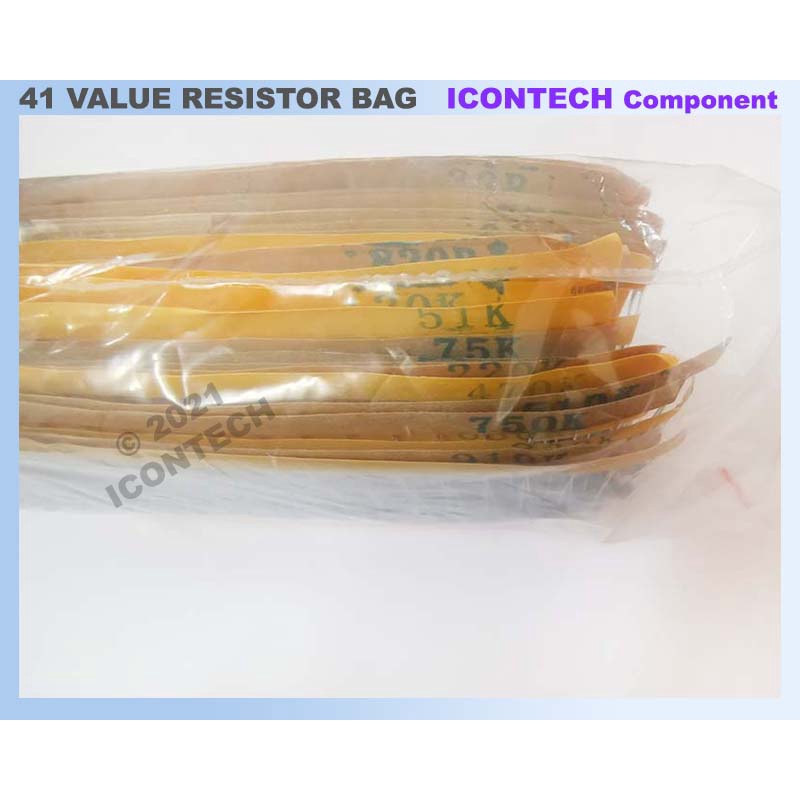 Resistor Bag 41 Value Super Value Pack 3
