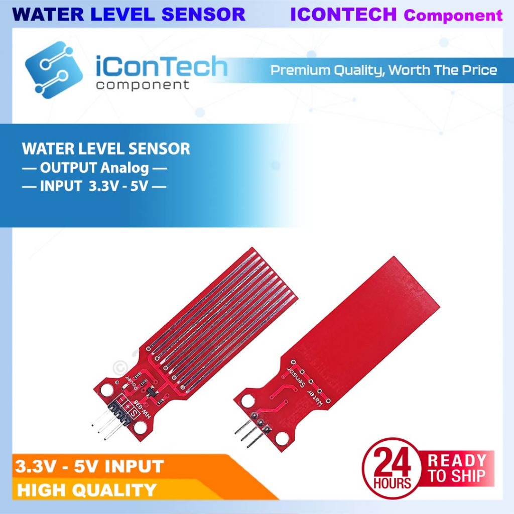 Water Level Sensor Module Water Droplet Depth Detection Arduino Accessories 4