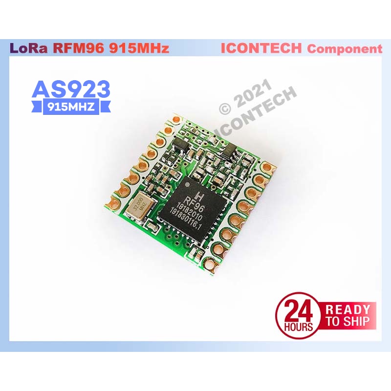 LoRa Wireless Transceiver Module FSK 915MHz RFM96 RFM95 AS923 Frequency