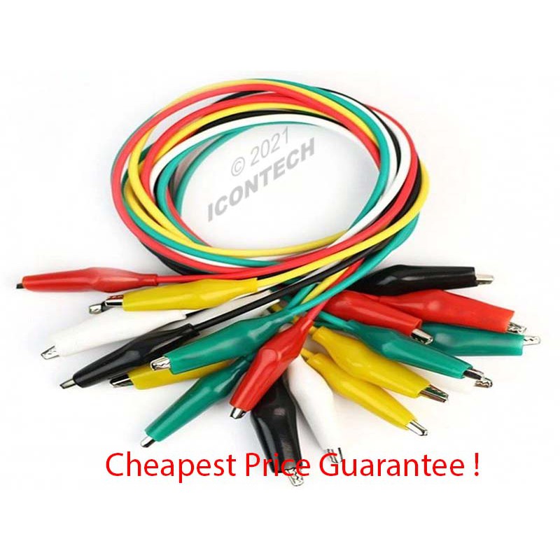 Crocodile-Clip Cable 35CM RM0.50 ONLY ! CHEAPEST ! Crocodile clip cable