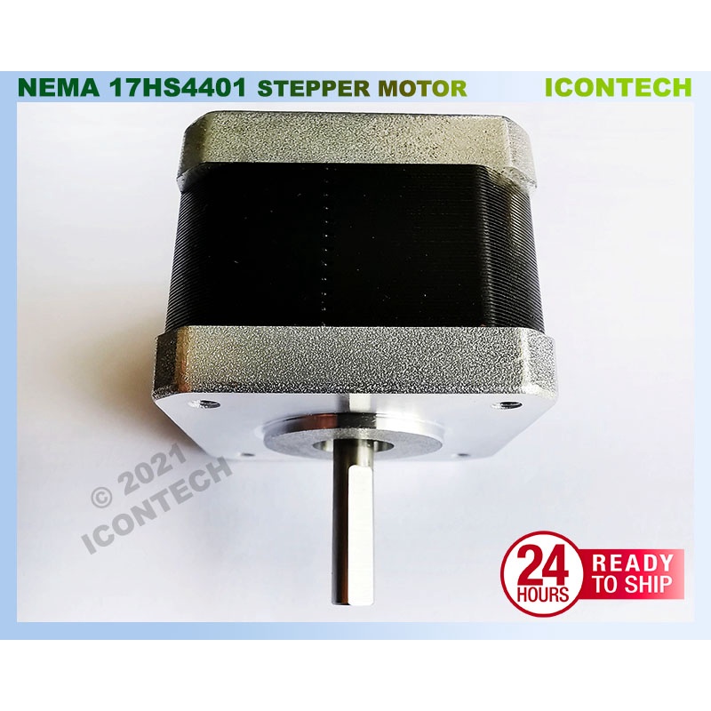 NEMA 17HS4401 Bipolar Stepper Motor 17HS4401 40MM FREE  Wire 1.5A Stepper Motor 3D Printer Nema17 6