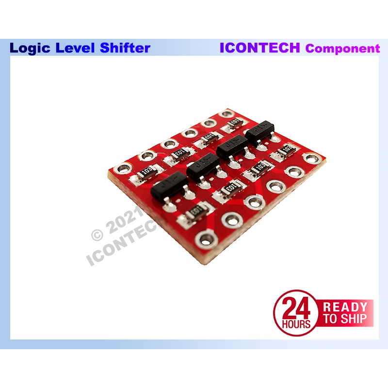 4 Channel Logic Level Converter Bi-Directional 5V-3.3V Logic Level Shifter Module TTL Logic Shifter 3
