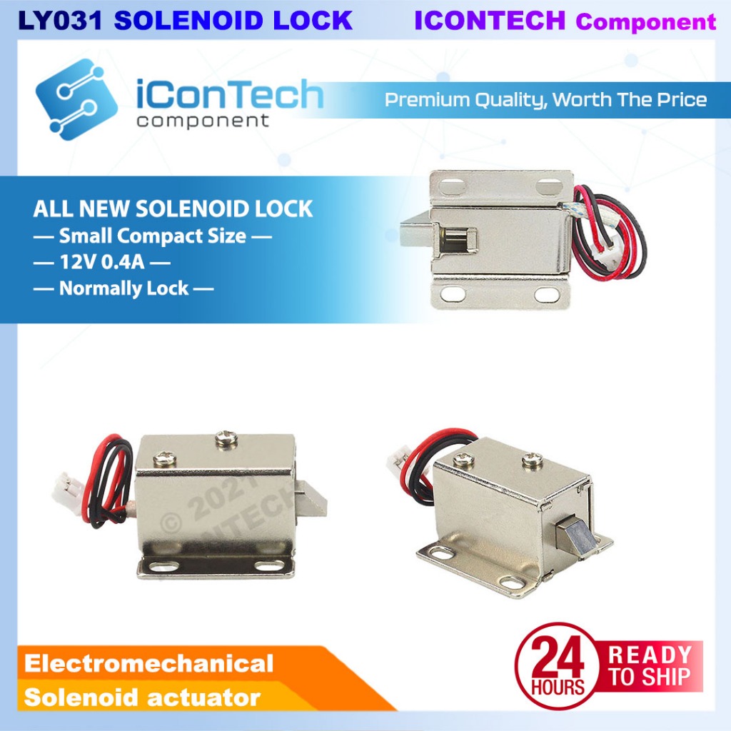 Electrical Door Lock Electrical Solenoid Valve 12V LY-03 LY-01 Electromagnetic Lock 12V 700mA DC