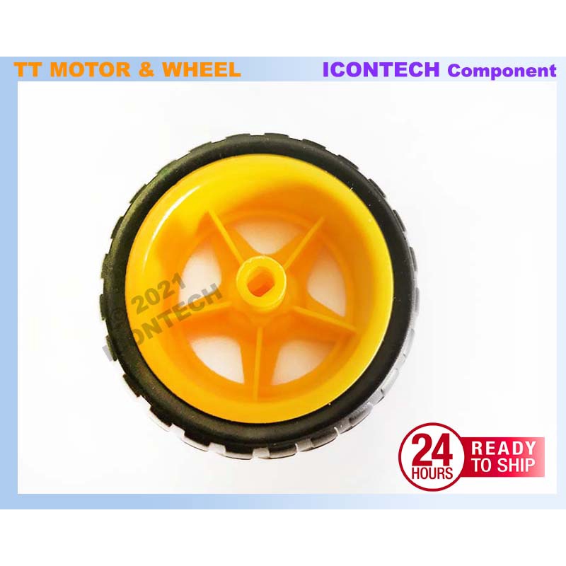 TT Motor Smart Car Robot Gear Motor for DIY TT Wheel 3V-6V Yellow DC Motor TTMotor 4