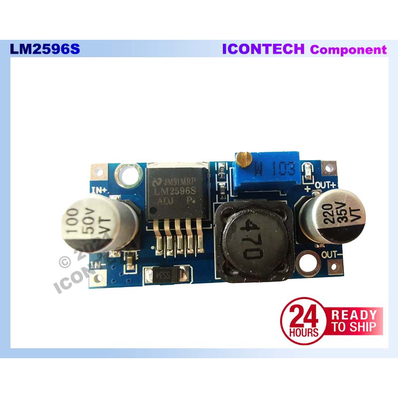 LM2596S Step down module Buck Converter LM2596 Display 7 Segment Power Module 4