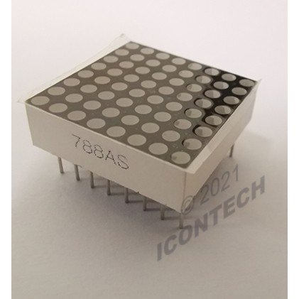 Dot Matrix LED 8x8 1.9MM Common Cathode