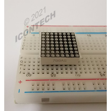 Dot Matrix LED 8x8 1.9MM Common Cathode 3