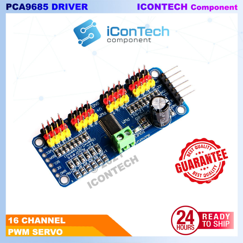 PCA9685 16 Channel 12-bit PWM/Servo Driver-I2C interface  for Arduino or Raspberry Pi Module servo shield