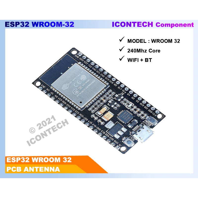 ESP32 WIFI Bluetooth Module 38 PIN ESP32 WROOM 32U ESP32 WROVER ESP32 Devkit C ESP32 WROOM 32D 6
