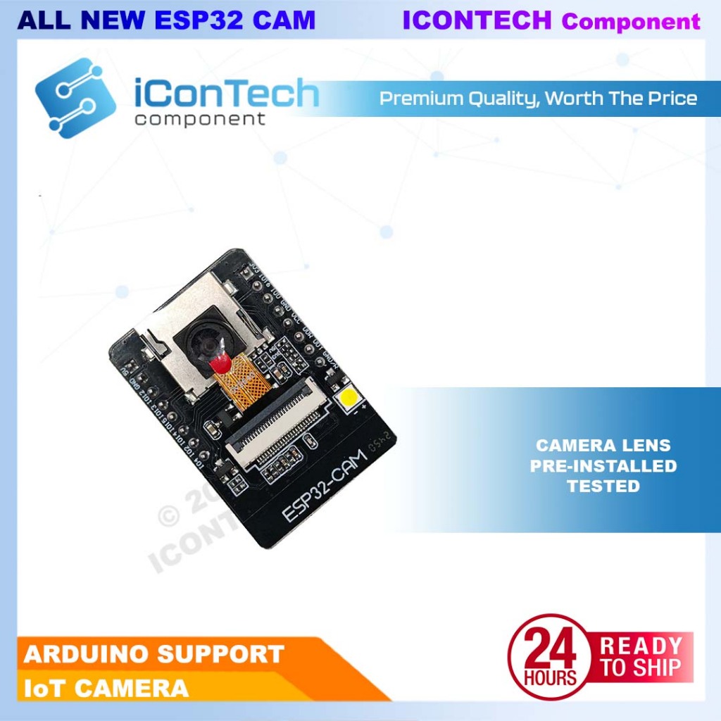 ESP32-CAM WiFi + Bluetooth Camera Module ESP Cam ESP32 Cam ESPCAM 3
