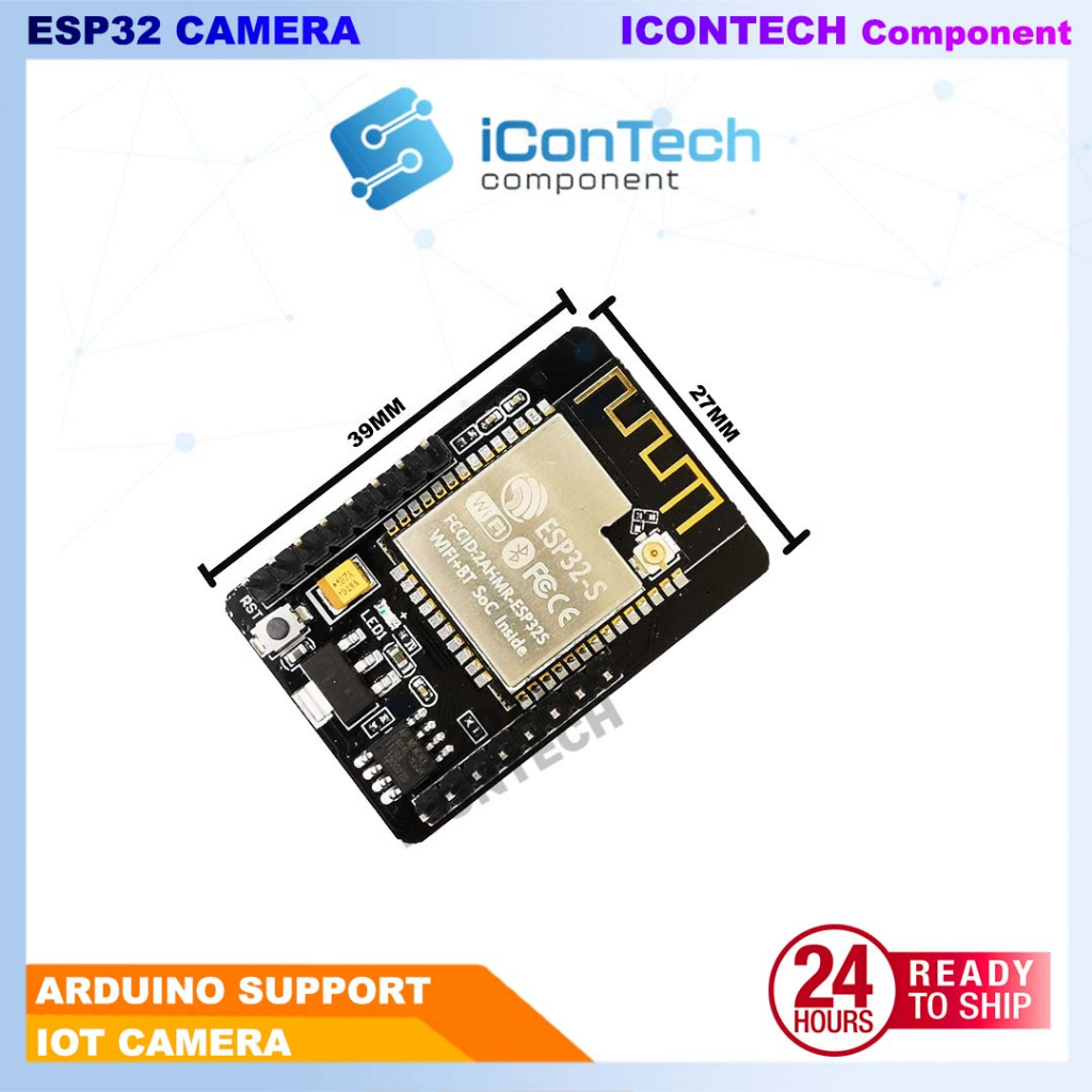 ESP32-CAM WiFi + Bluetooth Camera Module ESP Cam ESP32 Cam ESPCAM 6