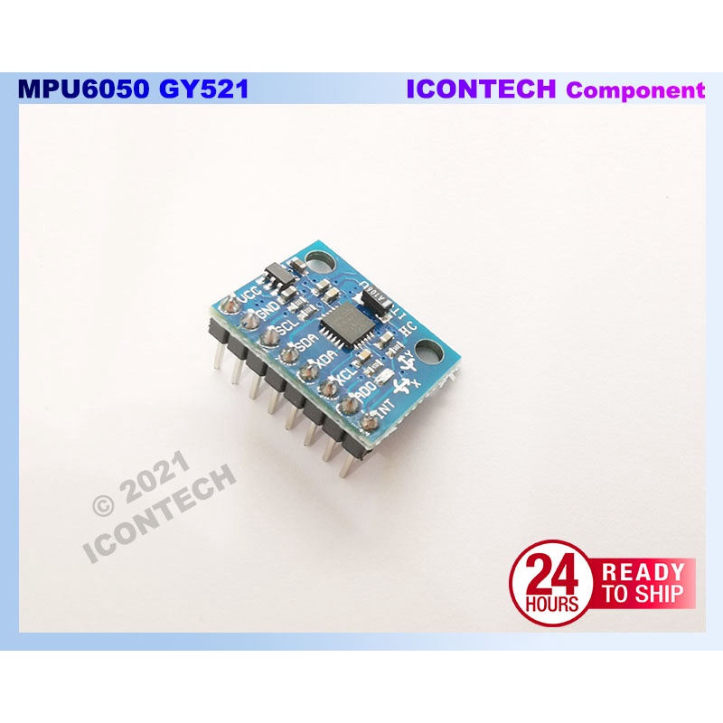 GY-521 MPU 6050 3 Axis Gyro Accelerometer Sensor 6DOF Module GY521 MPU6050 4