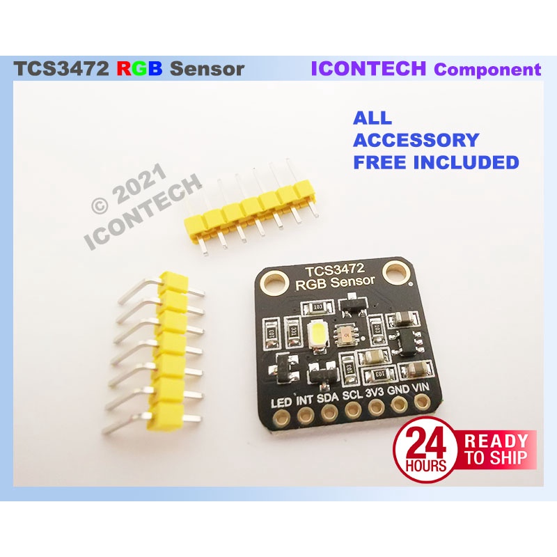 TCS3472 Color recognition sensor bright light sensor module RGB IIC support Arduino STM32 TCS34725 4