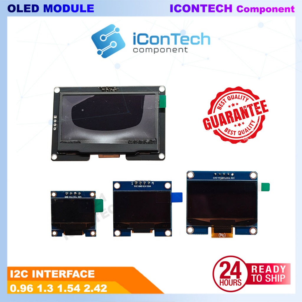 1.3 Inch I2C White 12864 OLED module  LCD Display Screen Arduino STM32 IoT Project 0.96 Inch