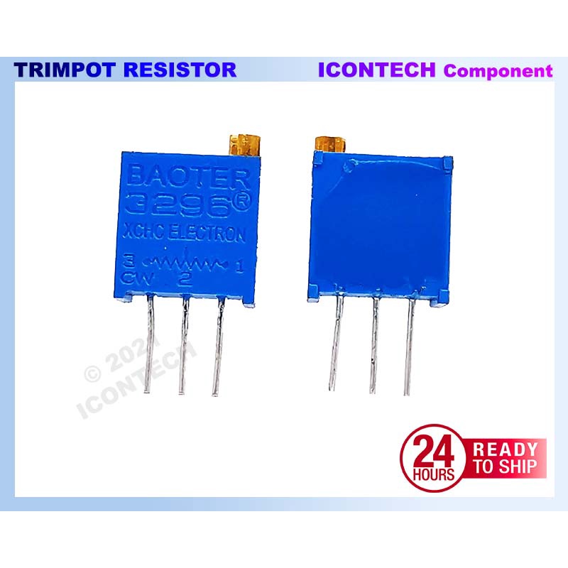 3296 Trimmer Potentiometer 1K 5K 10K 100K Ohm Variable Resisotor Adjustable Trimpot 2