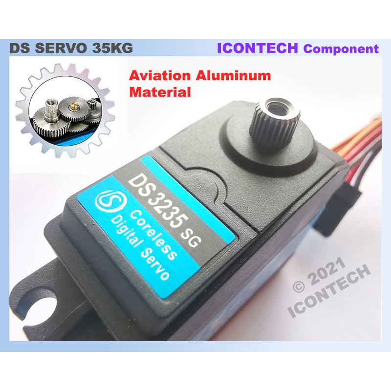 Dsservo ORIGINAL DS3235 35KG Coreless Servo Motor Water Proof 180° High Torque 2