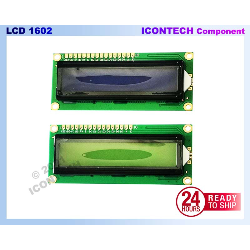 LCD1602 LCD2004 LCD12864 16x2 20x4 128x64 LCD Display Module I2C 16Pin Blue/Green Backlight 1602
