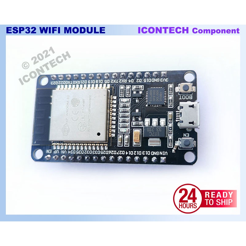 ESP32 WIFI Bluetooth Module IOT NODE-MCU32 ESP32S Node MCU (READY STOCK) Node-MCU32S 6