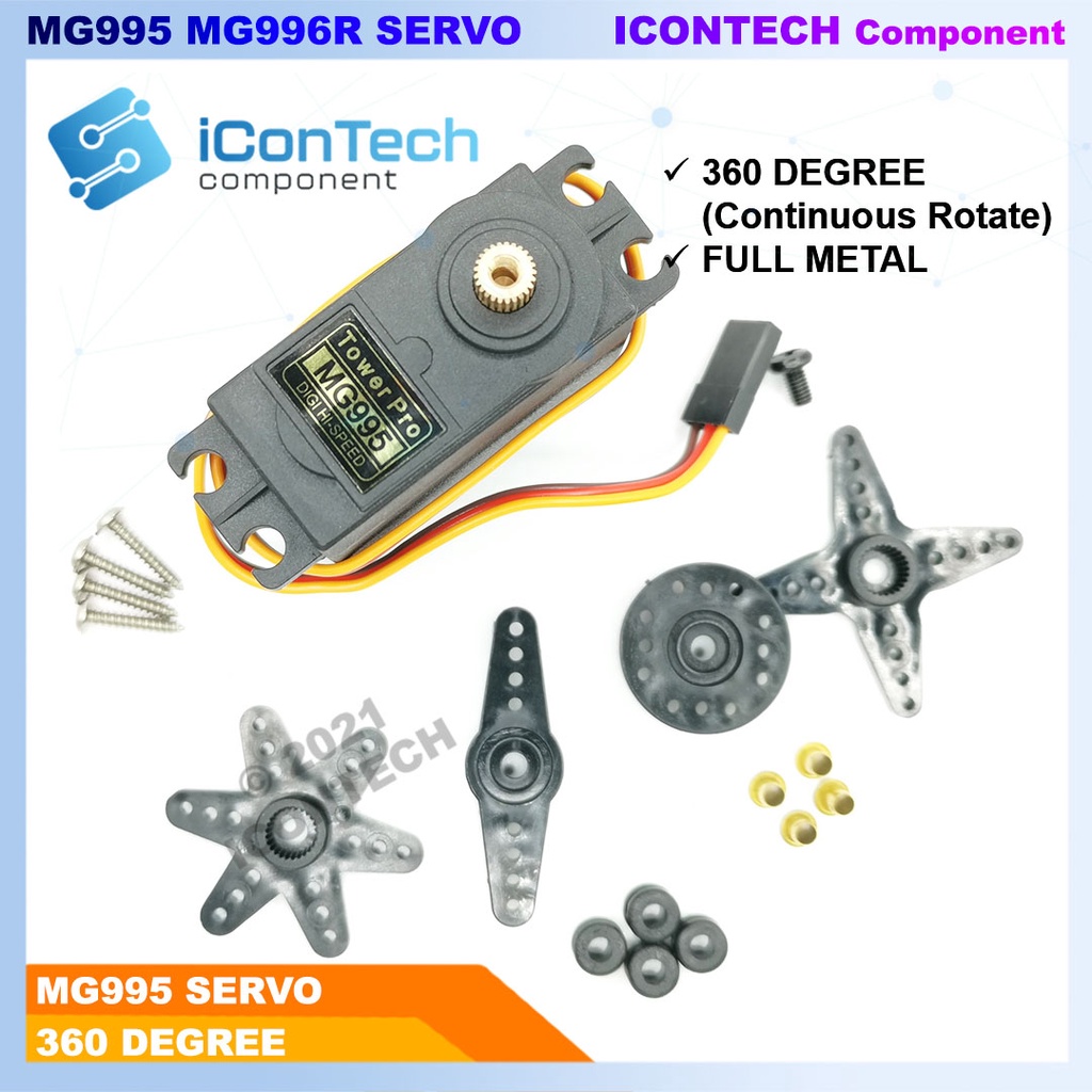 MG996R High Torque Metal Gear Dual Ball Bearing Servo Motor 996R MG995 Servo Bracket 4