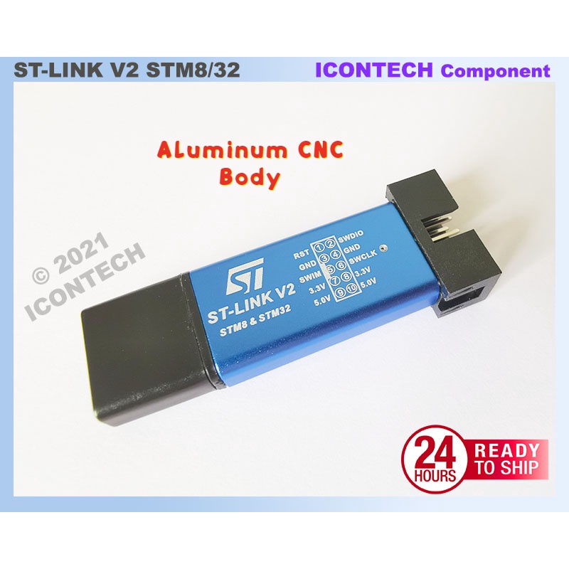 ST-Link V2 STLINK MINI STLINK simulator download programming With Cover STLINK Compatible STM8 STM32 2
